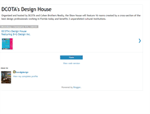 Tablet Screenshot of dcotadesignhouse.blogspot.com