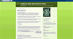 Desktop Screenshot of lembagabinamasyarakatdesa.blogspot.com