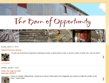 Tablet Screenshot of barnofopportunity.blogspot.com