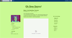 Desktop Screenshot of ohsewsassy.blogspot.com