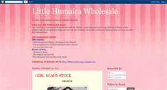 Desktop Screenshot of littlehumairawholesale.blogspot.com