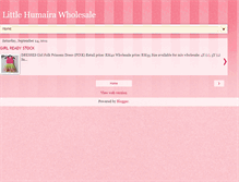 Tablet Screenshot of littlehumairawholesale.blogspot.com