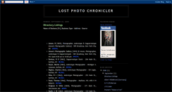 Desktop Screenshot of lostphotochronicler.blogspot.com