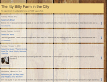 Tablet Screenshot of ittybittyfarminthecity.blogspot.com