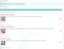 Tablet Screenshot of adorableoverdose.blogspot.com