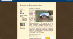 Desktop Screenshot of equidadenelentornoproximo.blogspot.com