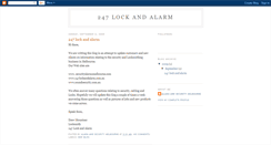 Desktop Screenshot of locksandalarms.blogspot.com