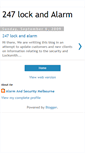 Mobile Screenshot of locksandalarms.blogspot.com