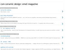 Tablet Screenshot of csmceramicdesign.blogspot.com