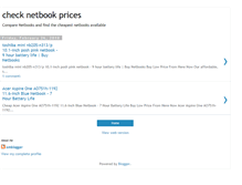 Tablet Screenshot of comparenetbookprices.blogspot.com
