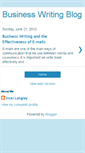 Mobile Screenshot of businesswriting-mitchellandmitchell.blogspot.com