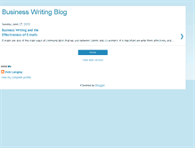 Tablet Screenshot of businesswriting-mitchellandmitchell.blogspot.com