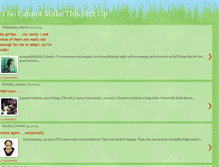 Tablet Screenshot of isocannotmakethisshitup.blogspot.com