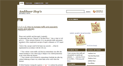 Desktop Screenshot of andihaerhop.blogspot.com