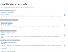 Tablet Screenshot of bibliotecaheredada.blogspot.com