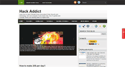 Desktop Screenshot of hack-addict.blogspot.com