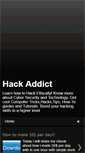 Mobile Screenshot of hack-addict.blogspot.com