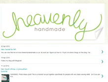 Tablet Screenshot of heavenlyhandmade.blogspot.com