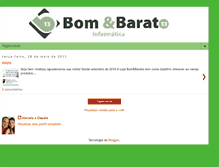 Tablet Screenshot of bomebarato13.blogspot.com