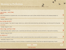 Tablet Screenshot of mommytoperfection.blogspot.com