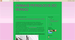 Desktop Screenshot of animaisperigososquepodemmatar.blogspot.com