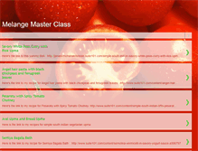 Tablet Screenshot of melangemasterclass.blogspot.com