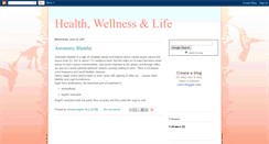 Desktop Screenshot of health-wellness-life.blogspot.com