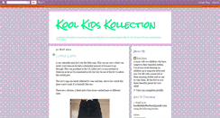 Desktop Screenshot of koolkidskollection.blogspot.com