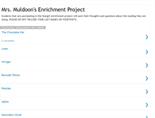 Tablet Screenshot of muldoonsenrichment.blogspot.com