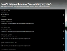 Tablet Screenshot of davesmagicalbrain.blogspot.com