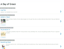 Tablet Screenshot of adayofgrace.blogspot.com