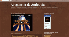 Desktop Screenshot of abogansterdeantioquia.blogspot.com