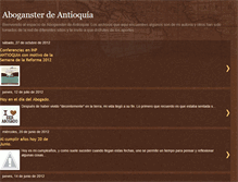 Tablet Screenshot of abogansterdeantioquia.blogspot.com