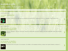 Tablet Screenshot of la-pluie-c-jolie.blogspot.com