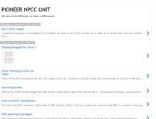 Tablet Screenshot of pioneerss-npcc.blogspot.com