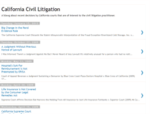 Tablet Screenshot of californiacivillitigation.blogspot.com