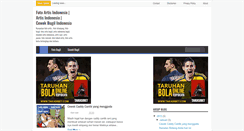 Desktop Screenshot of foto-artisindonesia-bugil.blogspot.com