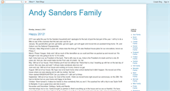 Desktop Screenshot of andysandersfamily.blogspot.com