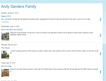 Tablet Screenshot of andysandersfamily.blogspot.com