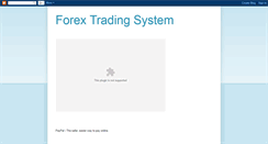 Desktop Screenshot of forextradingsystemmentor.blogspot.com