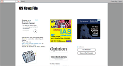 Desktop Screenshot of gsnewsfile.blogspot.com