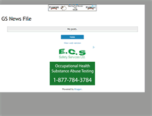 Tablet Screenshot of gsnewsfile.blogspot.com