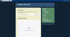 Desktop Screenshot of discoversoul.blogspot.com