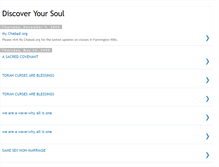 Tablet Screenshot of discoversoul.blogspot.com