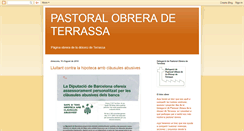 Desktop Screenshot of pastoralobreraterrassa.blogspot.com