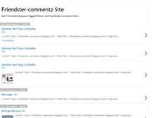 Tablet Screenshot of friendster-commentz.blogspot.com