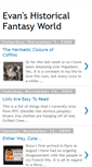 Mobile Screenshot of historicalfantasyworld.blogspot.com