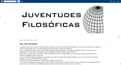 Desktop Screenshot of juventudesfilosoficas.blogspot.com