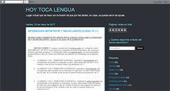 Desktop Screenshot of hoytocalengua.blogspot.com