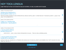 Tablet Screenshot of hoytocalengua.blogspot.com